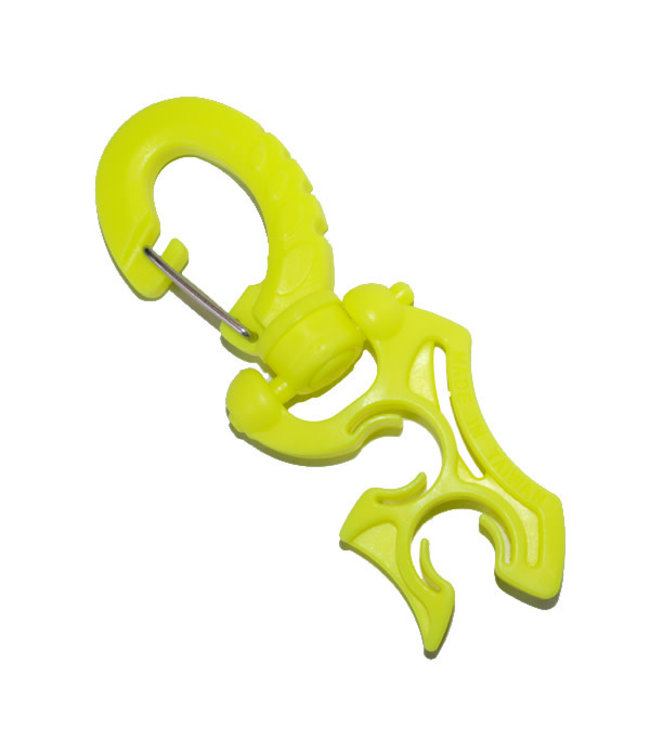 Slangclip musketon 2-delig