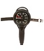 Atlantis Manometer 400 bar met Miflex slang Zwart
