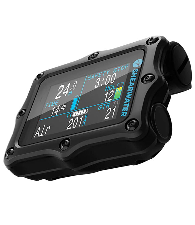 Shearwater Perdix 2 Ti Zwart duikcomputer