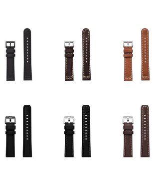Time Concepts Protek Leather Strap