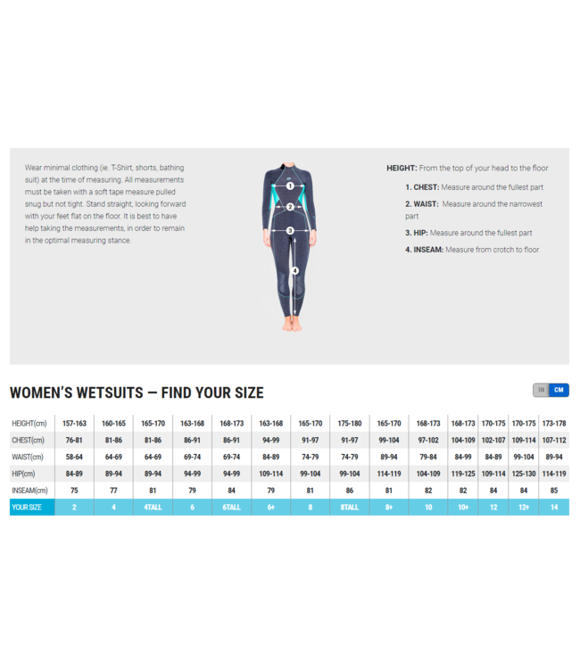 Bare 3-2mm Elate dames duikpak