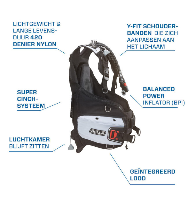 Scubapro Bella White trimvest