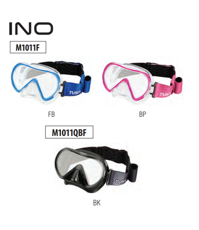 TUSA INO masker met Comfort strap