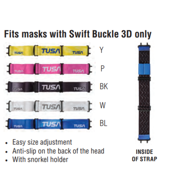 TUSA Masker Comfort Strap