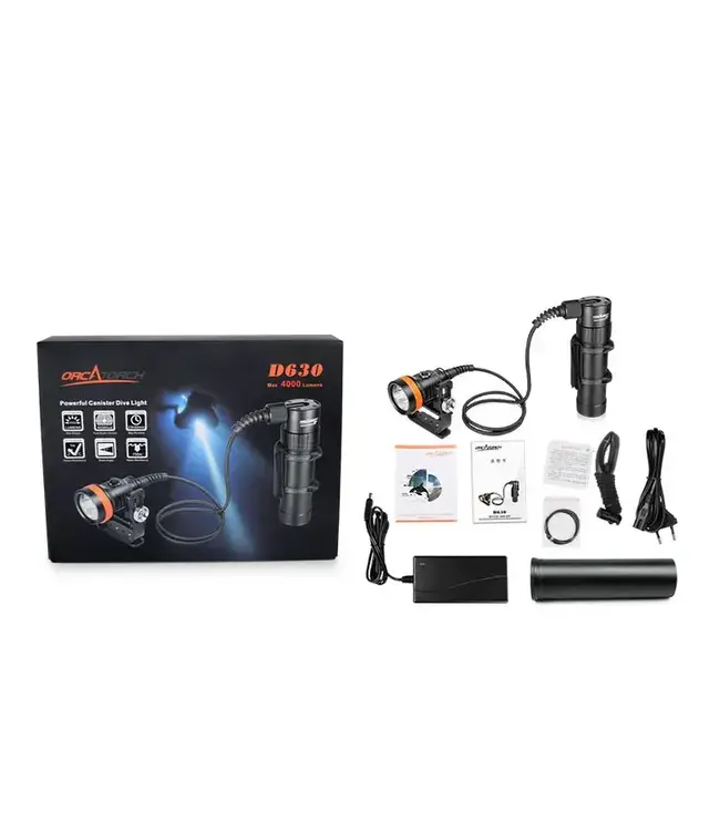 OrcaTorch D630 V2 kabellamp