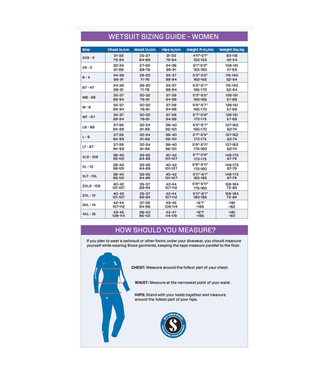 Scubapro 3-2mm Everflex Yulex dames