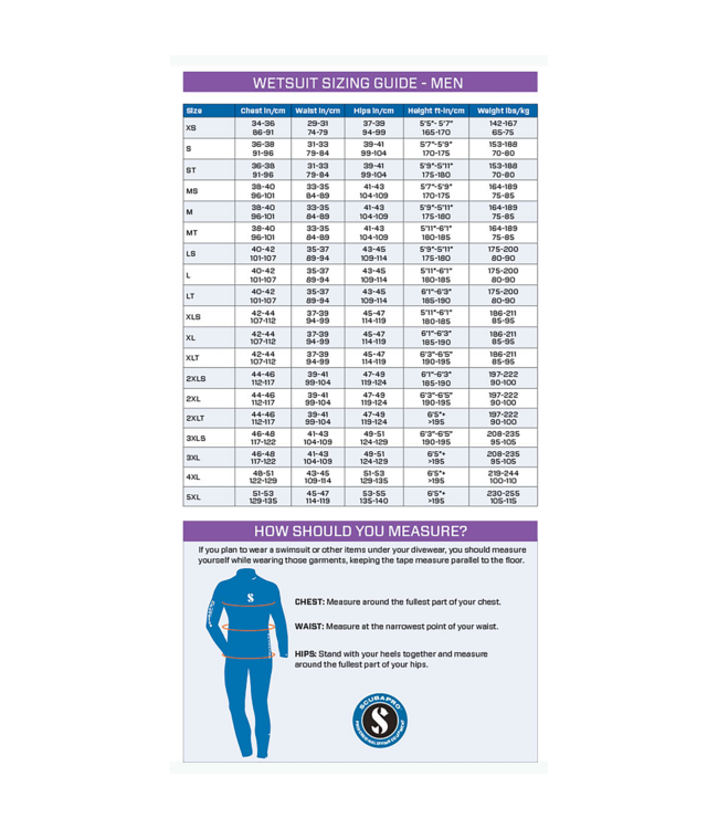Scubapro 3-2mm Everflex Yulex heren