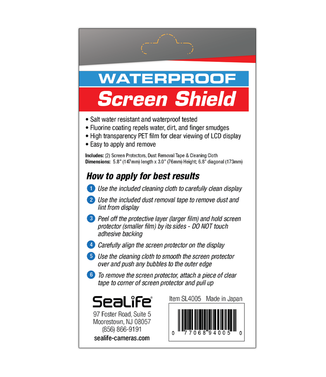 Sealife  Screen Shield voor SportDiver Ultra