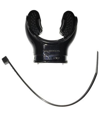 Scubapro Scubapro Compact Mondstuk met strap Zwart Scubapro Scubapro Compact Mondstuk met strap Zwart