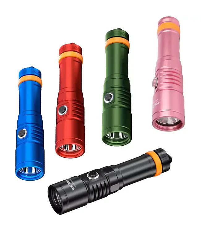 OrcaTorch D710 duiklamp met 2de accu