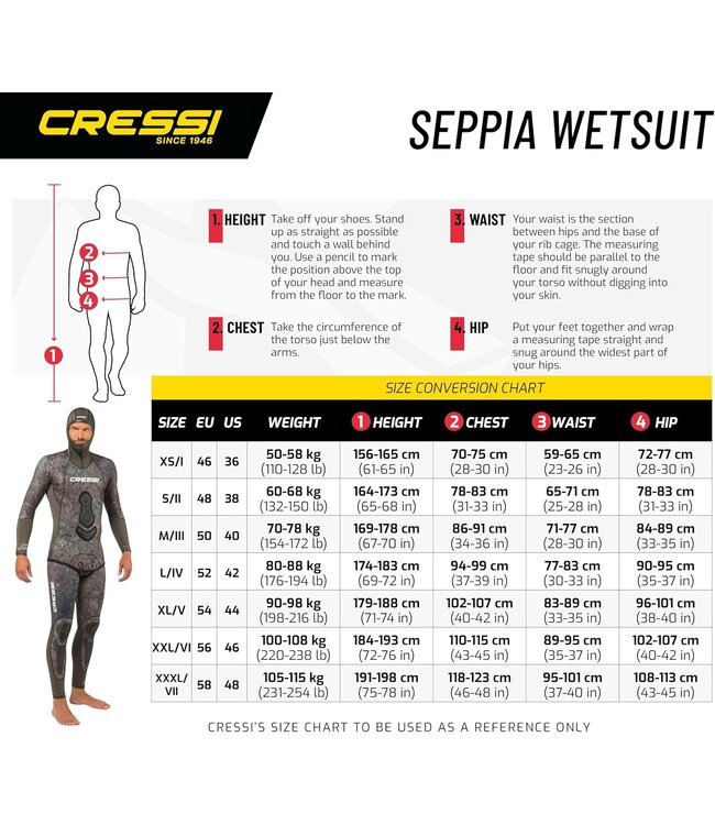 Cressi 3.5mm Seppia Jacket Camou