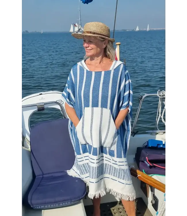 SooBluu Poncho cotton