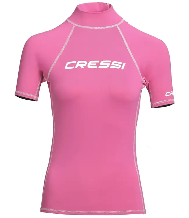 Cressi Rash Guard dames kort Roze