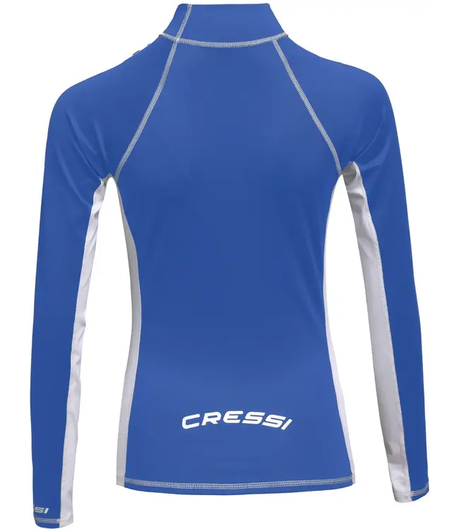 Cressi Rash Guard dames lang Blauw