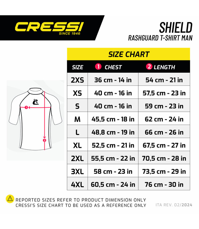 Cressi Shield Rash Guard heren kort Zwart-Grijs