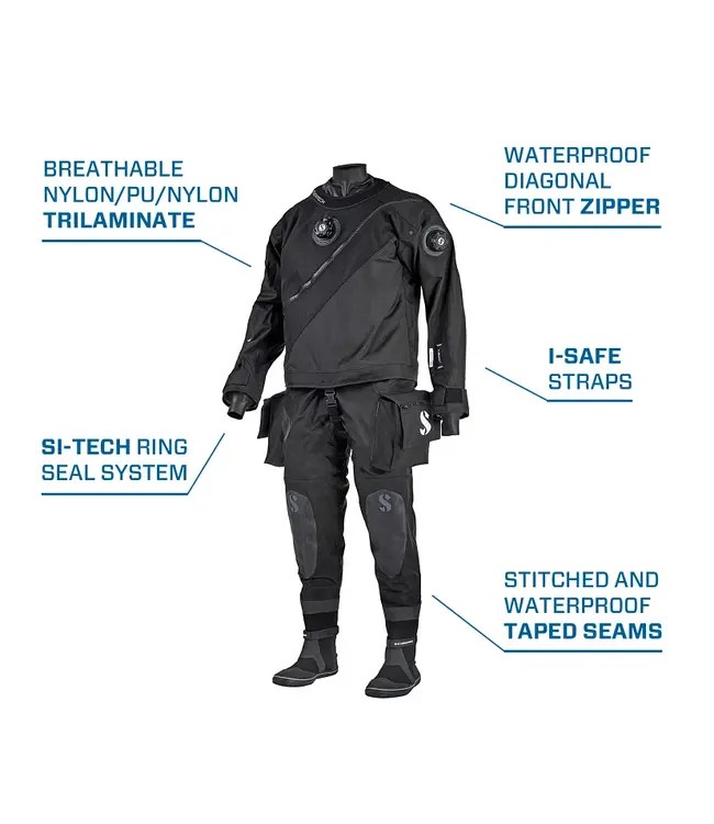 Scubapro Evertech Dry Breathable droogpak heren