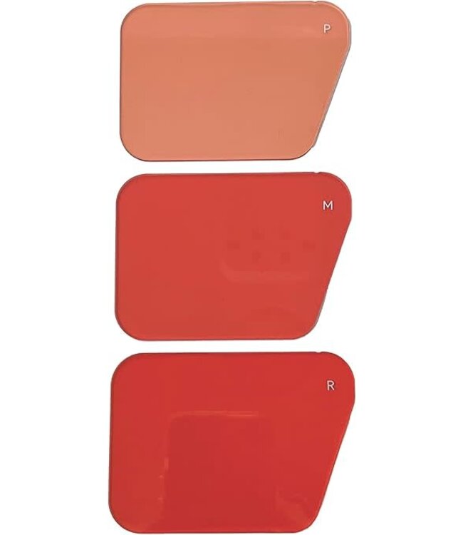 Proshot Rood filter 3-pack