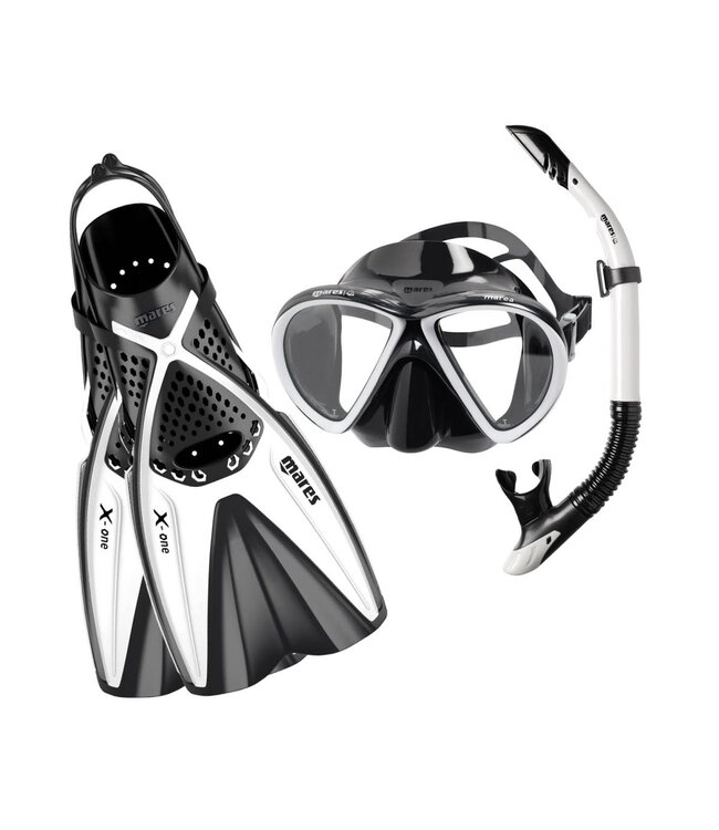 Mares X-One Marea snorkelset Wit