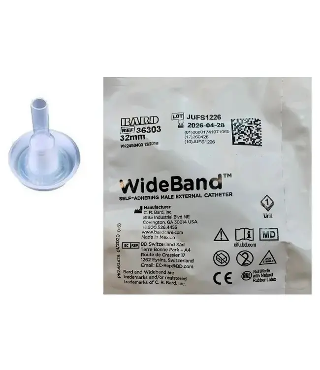 Wideband Condoom Catheter per stuk