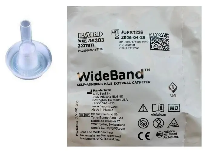 Wideband Condoom Catheter per stuk - Diveoutlet