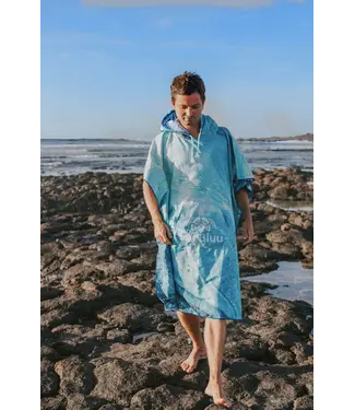 SooBluu SooBluu Poncho Ocean