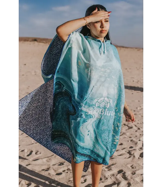 SooBluu Poncho Ocean