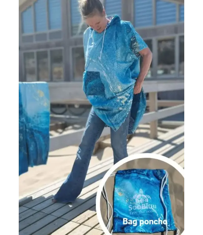 SooBluu Poncho Ocean