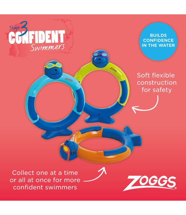 Zoggy Dive Rings 3 stuks