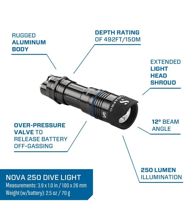 Scubapro Novalight 250
