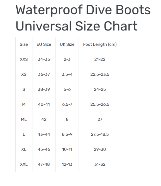 Waterproof Donning Lycra duiksokken