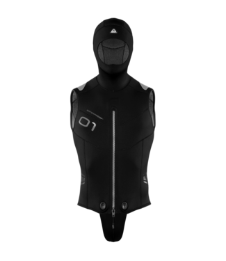 Waterproof Waterproof 5mm O1 Overvest met hood Lady