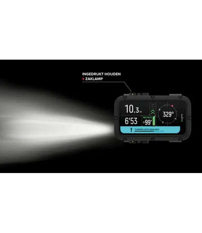 Suunto Nautic Bungee cord met Tank Pod