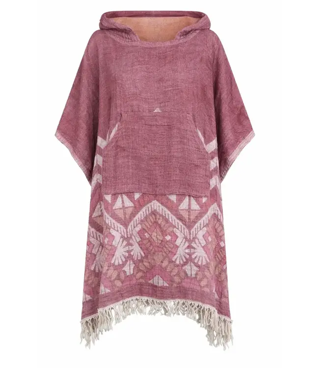 SooBluu Poncho cotton