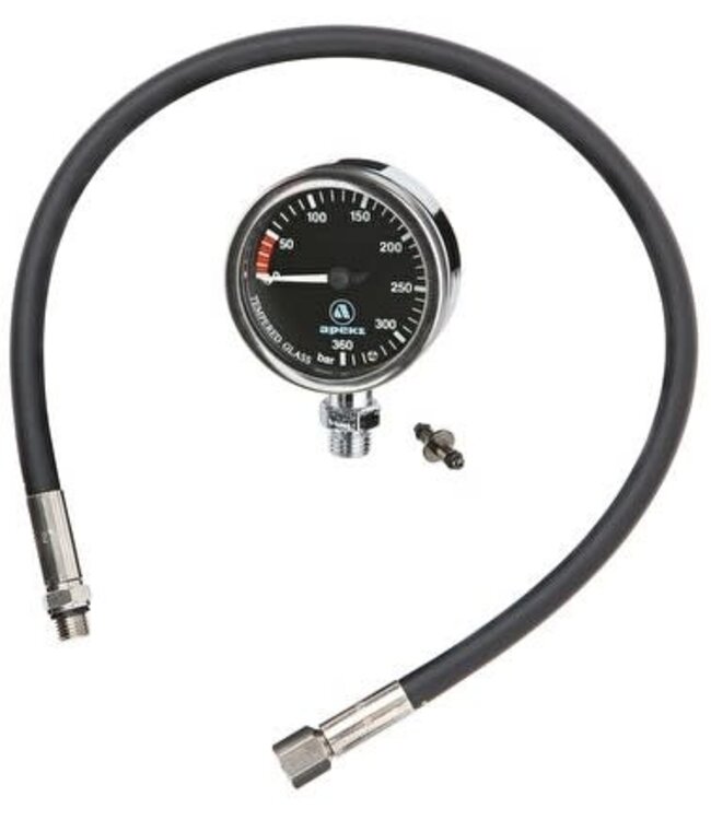 Apeks Tek Gauge met slang