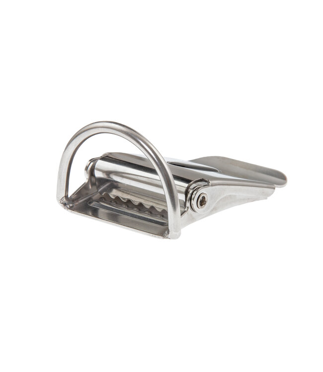 Tecline RVS gesp buckle met D-ring 50 mm