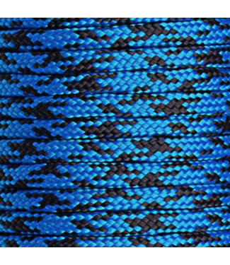 123Paracord Paracord 425 type II Blauw camo