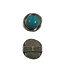 Schuifkraal Turquoise rond