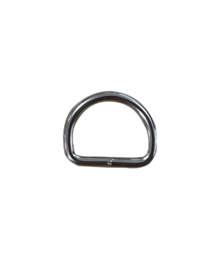 123Paracord D-ring 20MM X 3MM Nickel