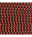 Paracord 275 2MM Oranje Zwart Shockwave