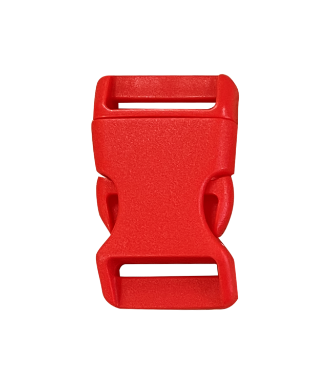 Kunststof buckle steeksluiting 25MM Rood