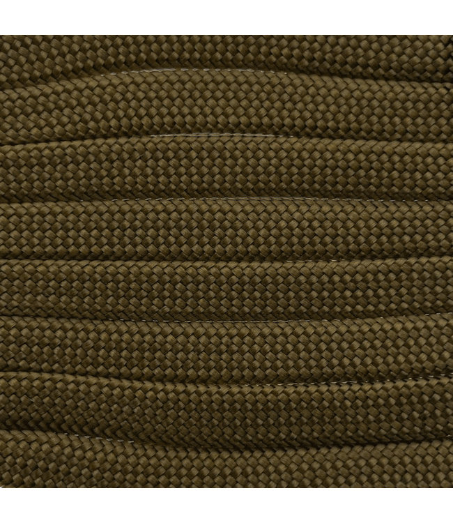 Paracord 550 type III Goud Bruin plat/zonder kern