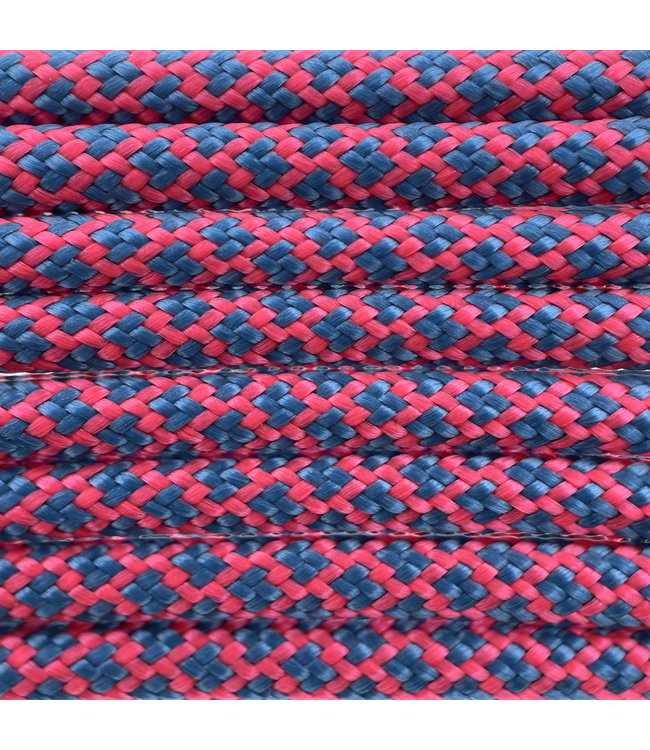 Paracord 550 type III Neon Roze / Donker Cyan Diamond