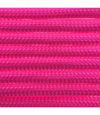 123Paracord Paracord 550 type III Ultra Neon Roze