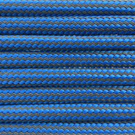 123Paracord Paracord 550 type III Ultra reflective Greece Blauw striped