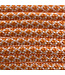 Paracord 550 type III Cream / International Oranje Diamond