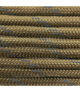 123Paracord Paracord 550 type III Goud Bruin Reflective