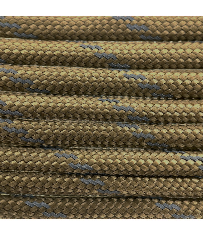 Paracord 550 type III Goud Bruin Reflective