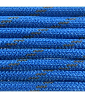 123Paracord Paracord 550 type III Greece Blauw Reflective