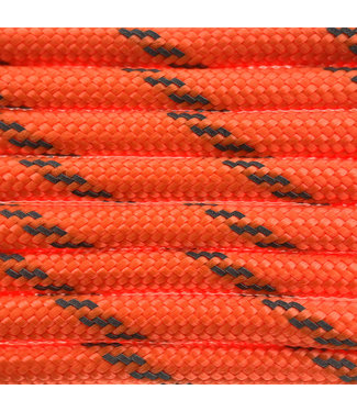 123Paracord Paracord 550 type III Oranje Neon Reflective