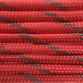 123Paracord Paracord 550 type III Simply Rood Reflective